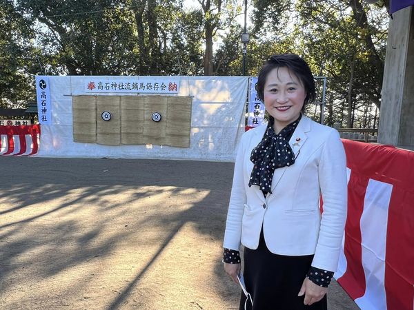 高石神社で流鏑馬が